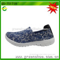 China factory elastic woven shoes for women